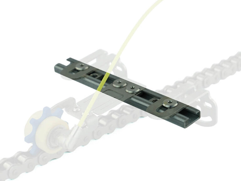 Montageschiene für Kettenschmierung