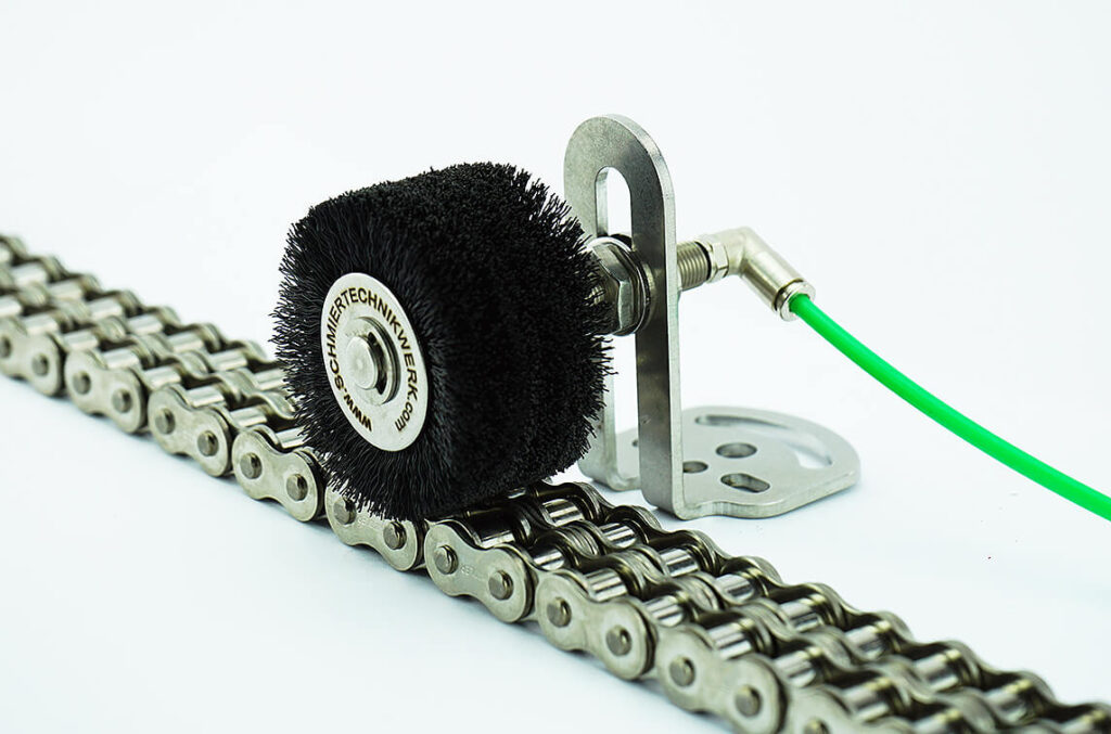 Kettenschmierung Rollenpinsel