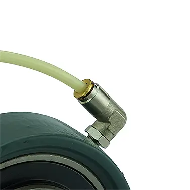 Central lubrication hose connection