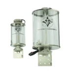 Oil reservoir with mounting bracket