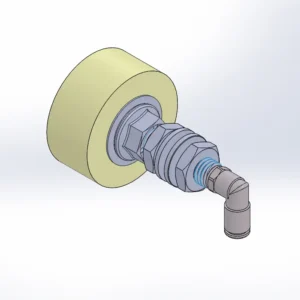 Kettenschmierung mit Schmierwalze
