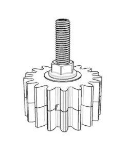 Graduated lubricating gear