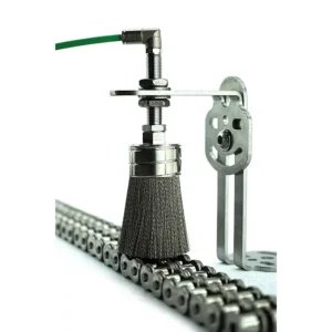 High temperature lubricating brush