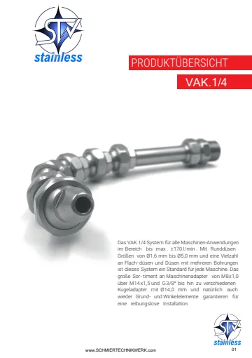 Aperçu du catalogue VAK LH 1/4