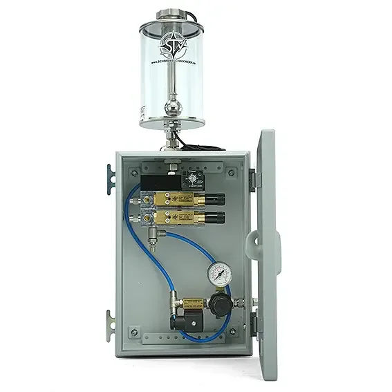 Lubricator for minimum-quantity lubrication with two metering pumps