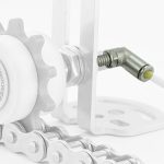 Kettenschmierritzel Schlauchanschluss